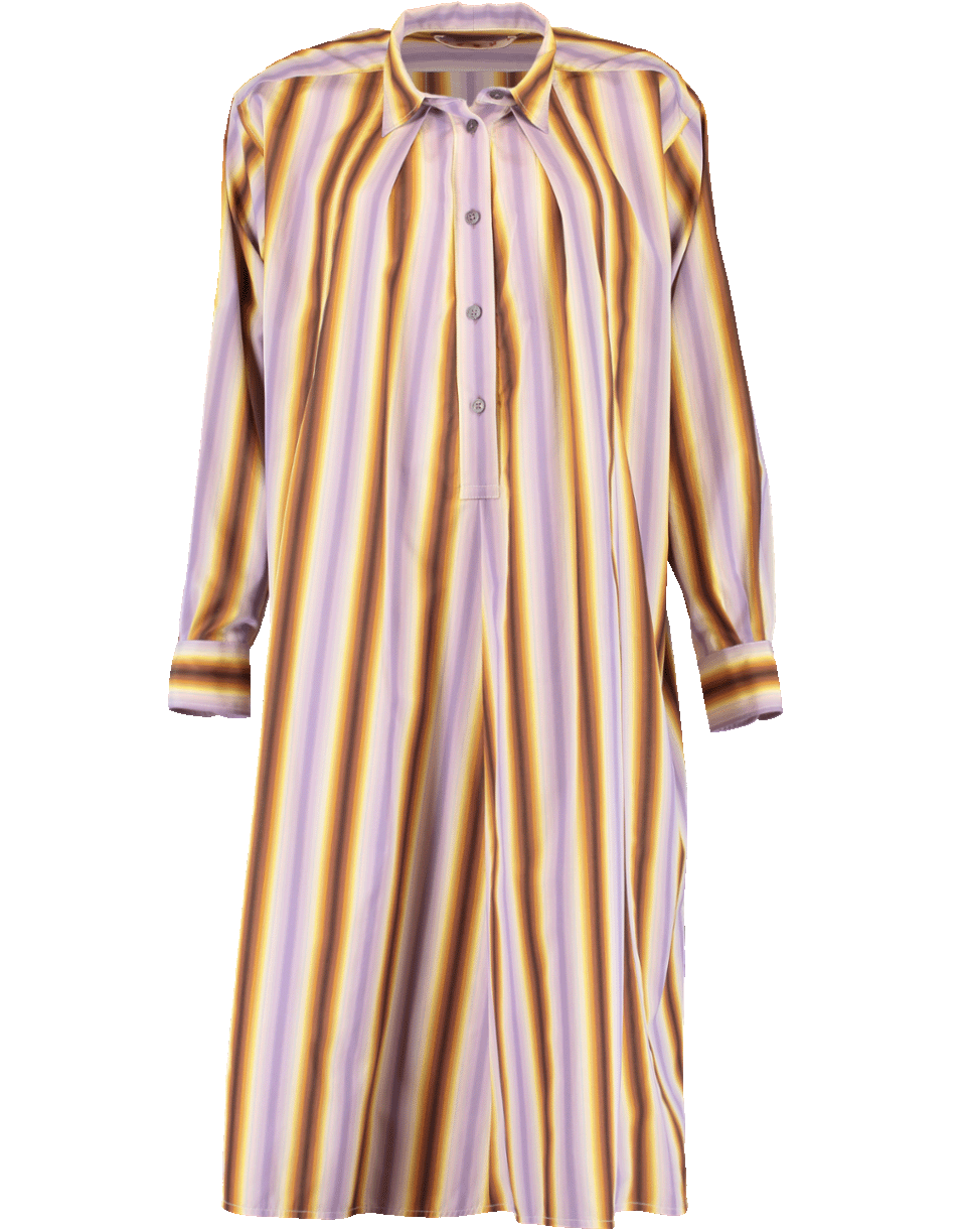 MARNI-Oversized Stripe Shirt Dress-