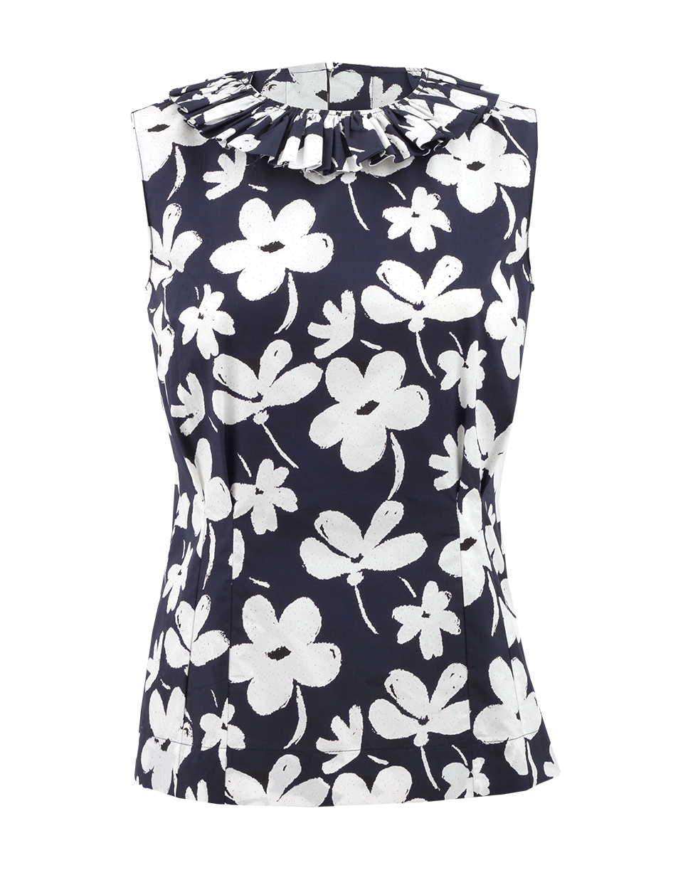 MARNI-Poplin Flower Tank-