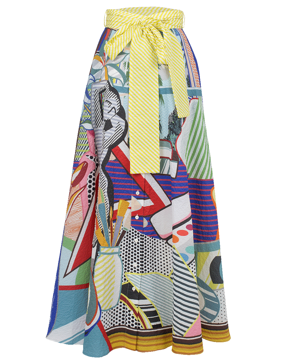 MARY KATRANTZOU-Camille Printed Skirt-
