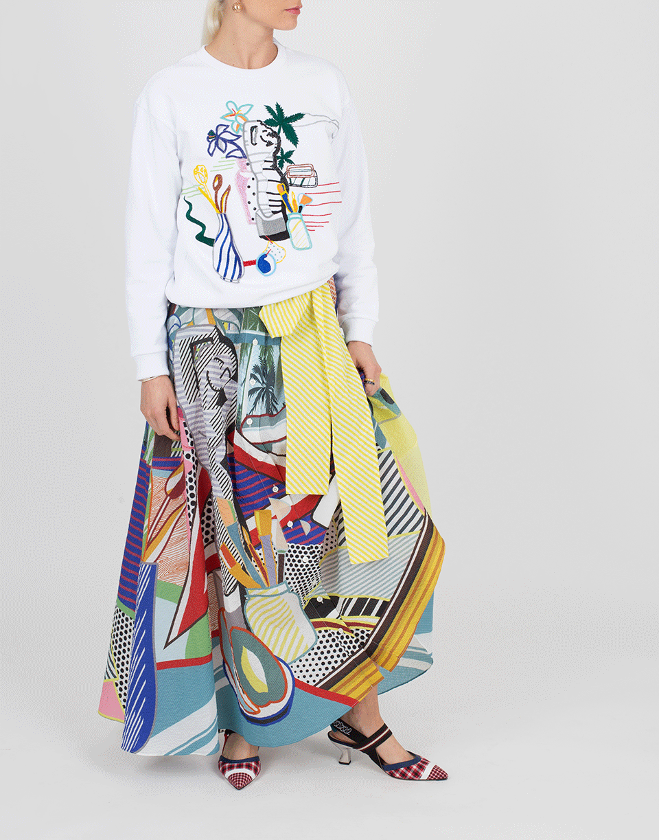 MARY KATRANTZOU-Saker Embroidered Sweater-