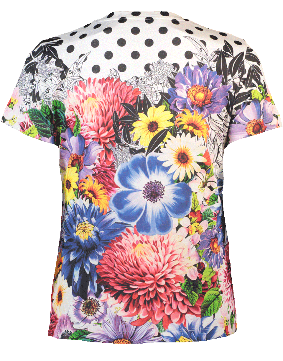 Iven Floral Dot T-Shirt CLOTHINGTOPT-SHIRT MARY KATRANTZOU   