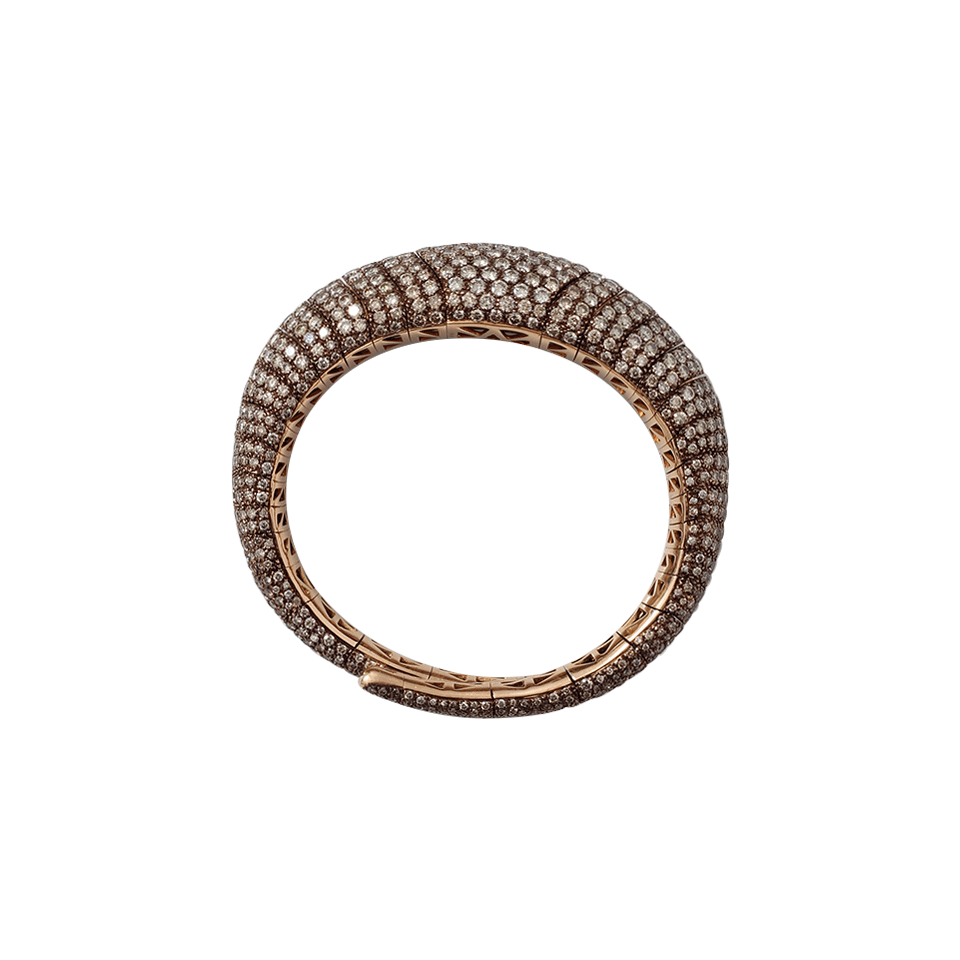Iguana Cognac Diamond Pave Bracelet JEWELRYFINE JEWELBRACELET O MATTIA CIELO   