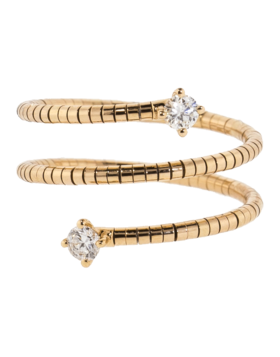 MATTIA CIELO-Rugiada Diamond End Three Wrap Ring-ROSE GOLD