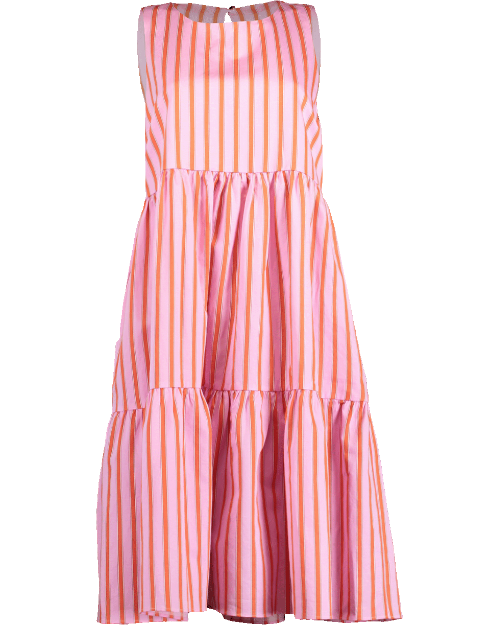 Peasant Dress CLOTHINGDRESSCASUAL MDS STRIPES   