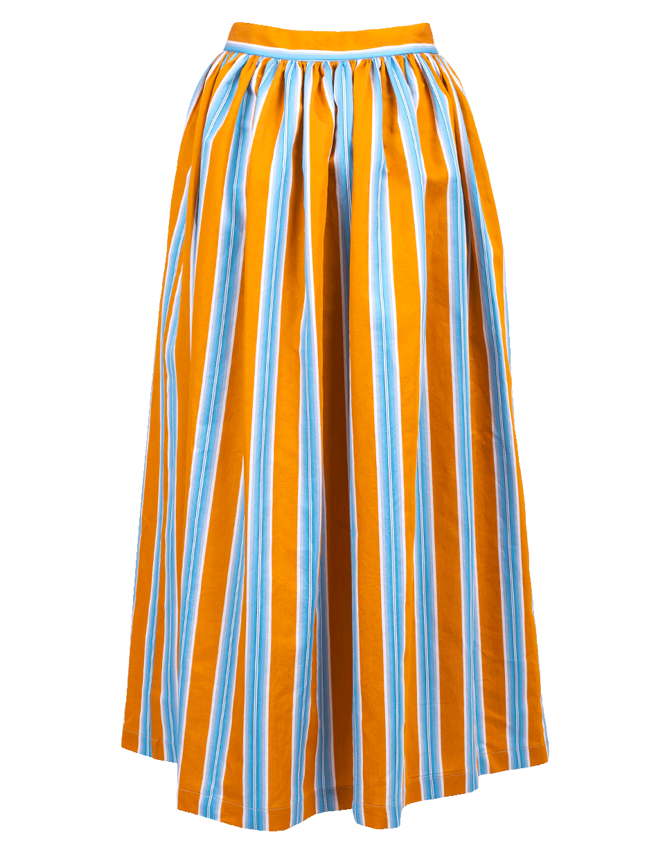MDS STRIPES-Button Front Skirt-