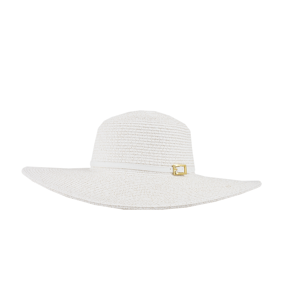 MELISSA ODABASH-Jemima Floppy Hat-WHITE