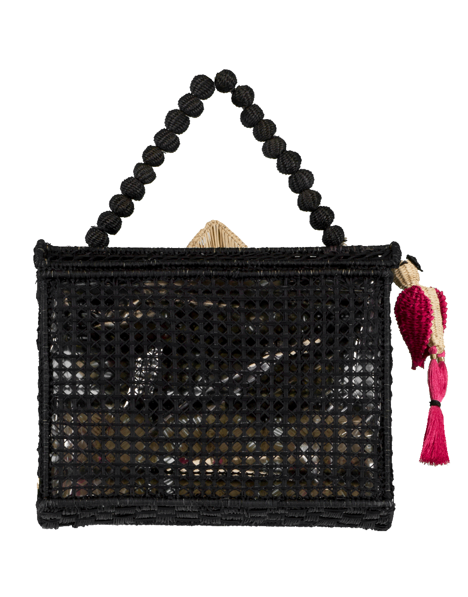 MERCEDES SALAZAR-Guacamaya Reina Lunchbox Bag-BLACK