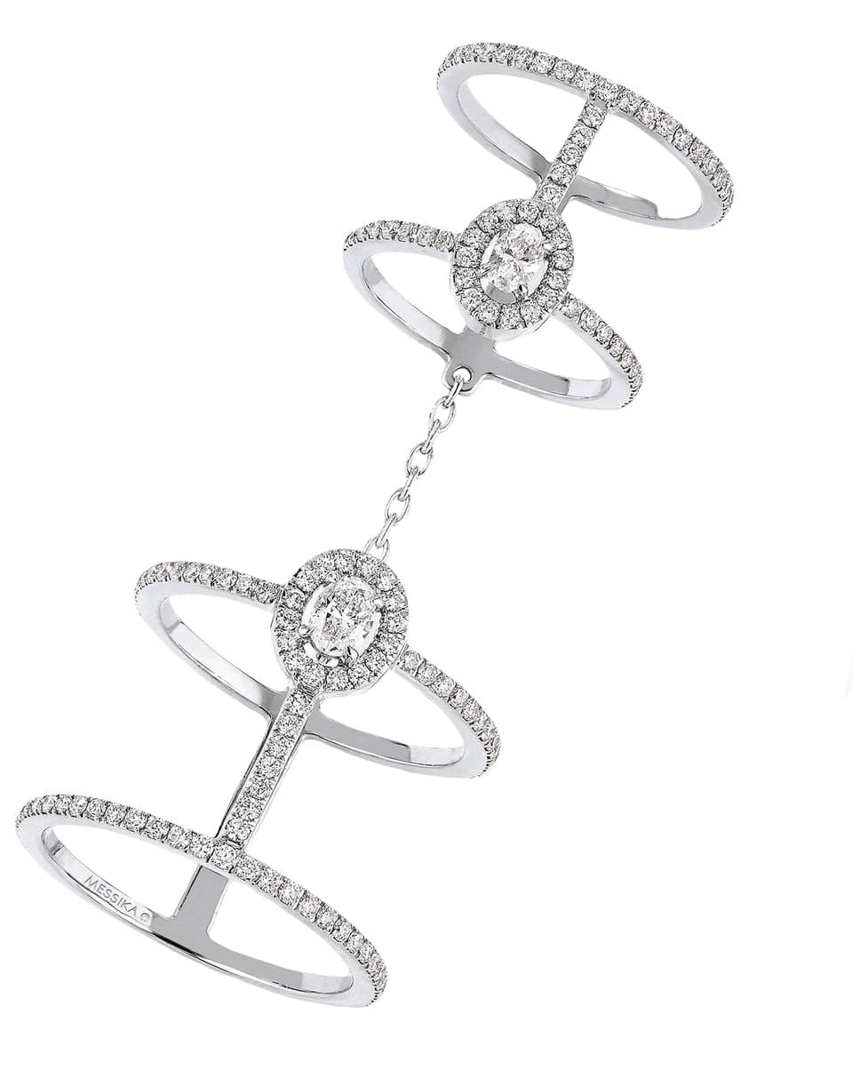 MESSIKA-Glam'Azone Double Pave Diamond Ring-