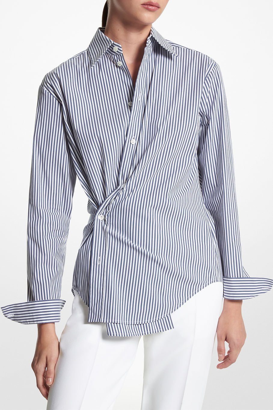 MICHAEL KORS-Side Button Shirt-