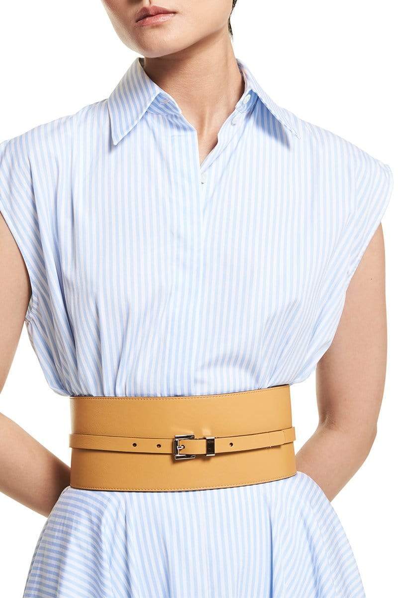 MICHAEL KORS-Sleeveless Button Down Shirt-