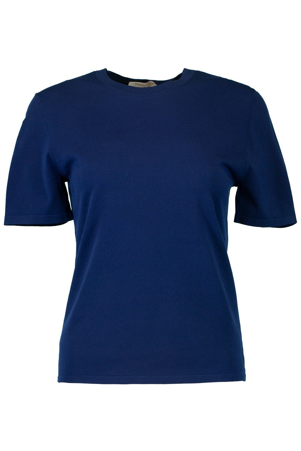 MICHAEL KORS COLLECTION-Crewneck Tee - Navy-