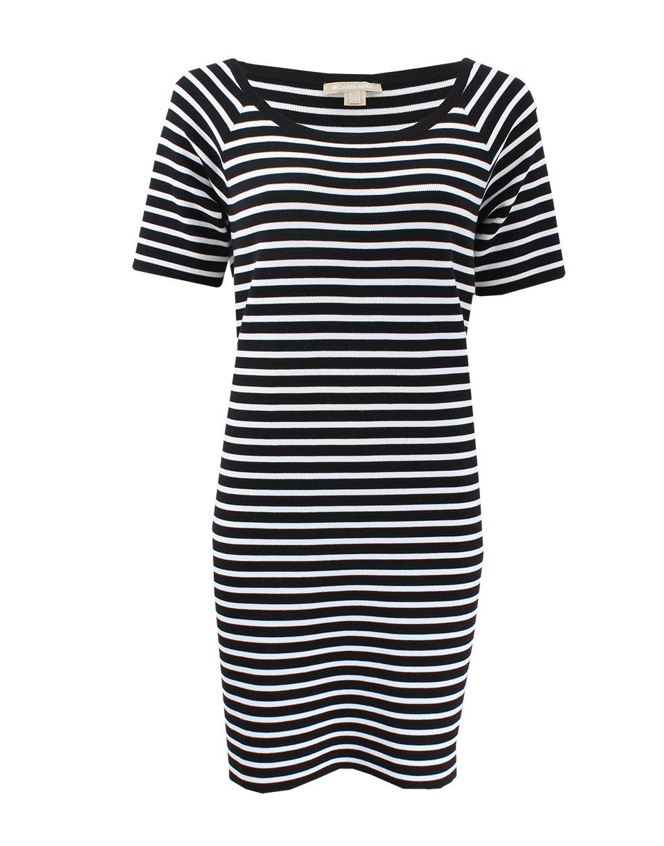 MICHAEL KORS-Compact Cotton Stripe Dress-
