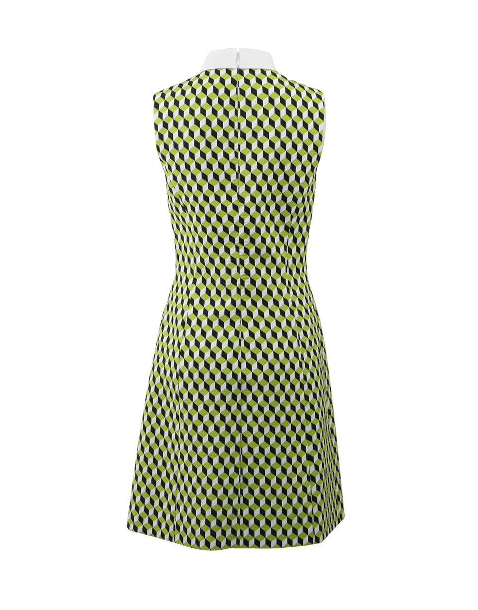 MICHAEL KORS-Cubism Collar Dress-
