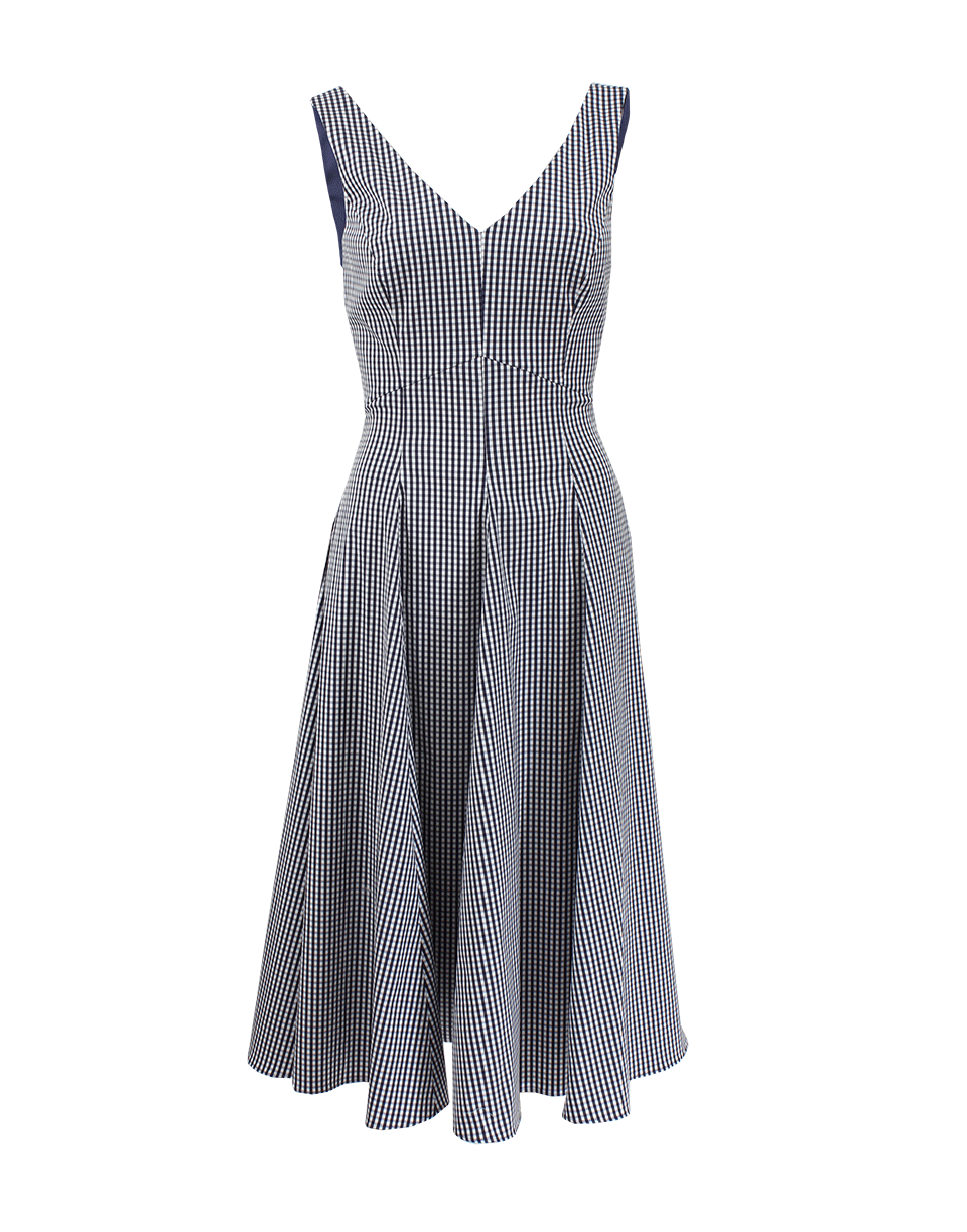 MICHAEL KORS-Gingham Dance Dress-