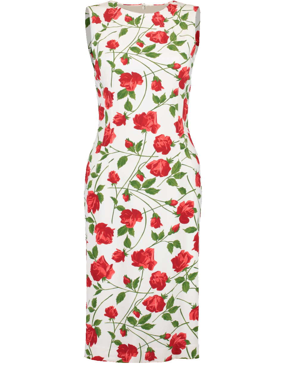 Stem Rose Stretch Cady Dress CLOTHINGDRESSCASUAL MICHAEL KORS   