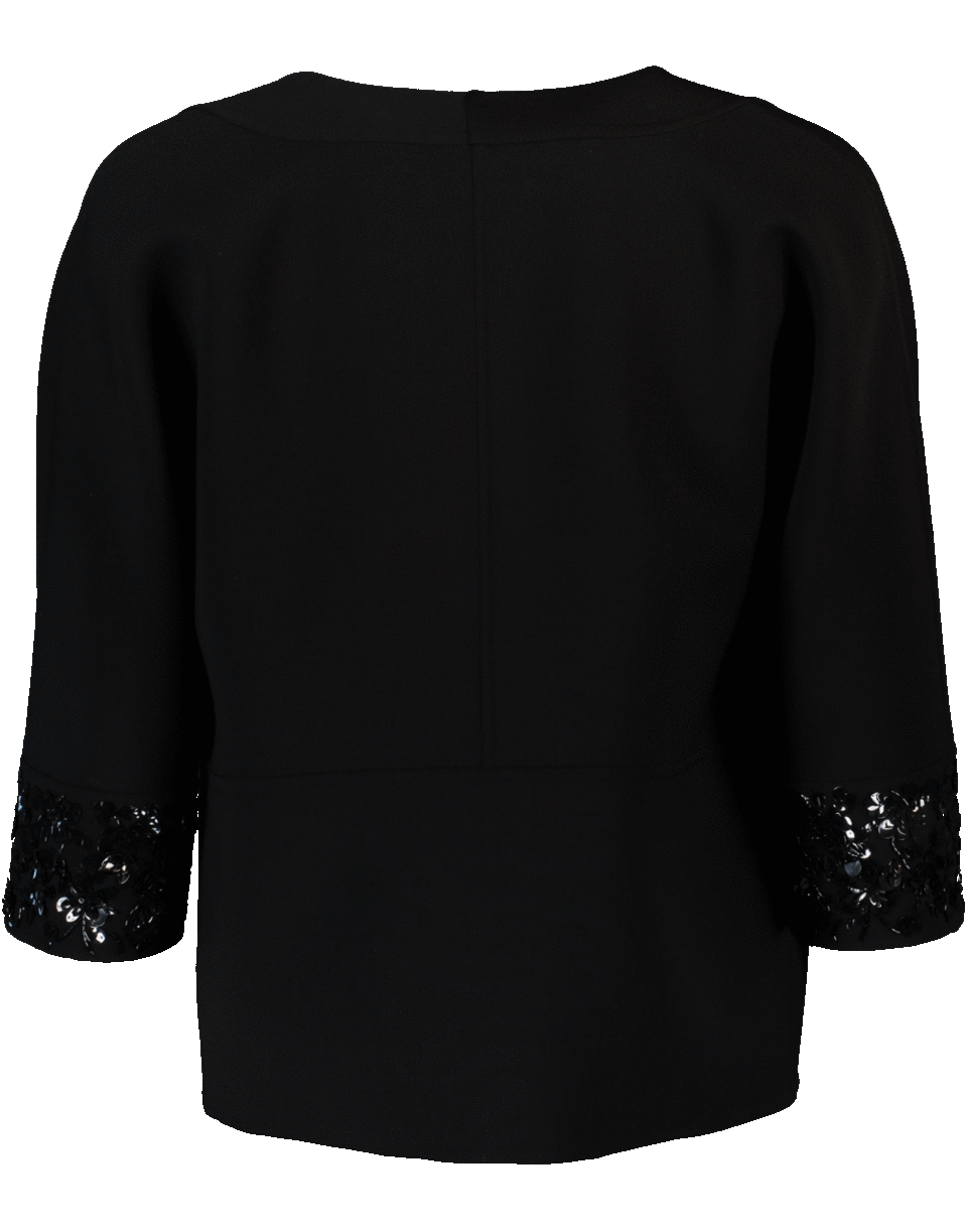 MICHAEL KORS-Embroidered Sleeve Cookie Jacket-
