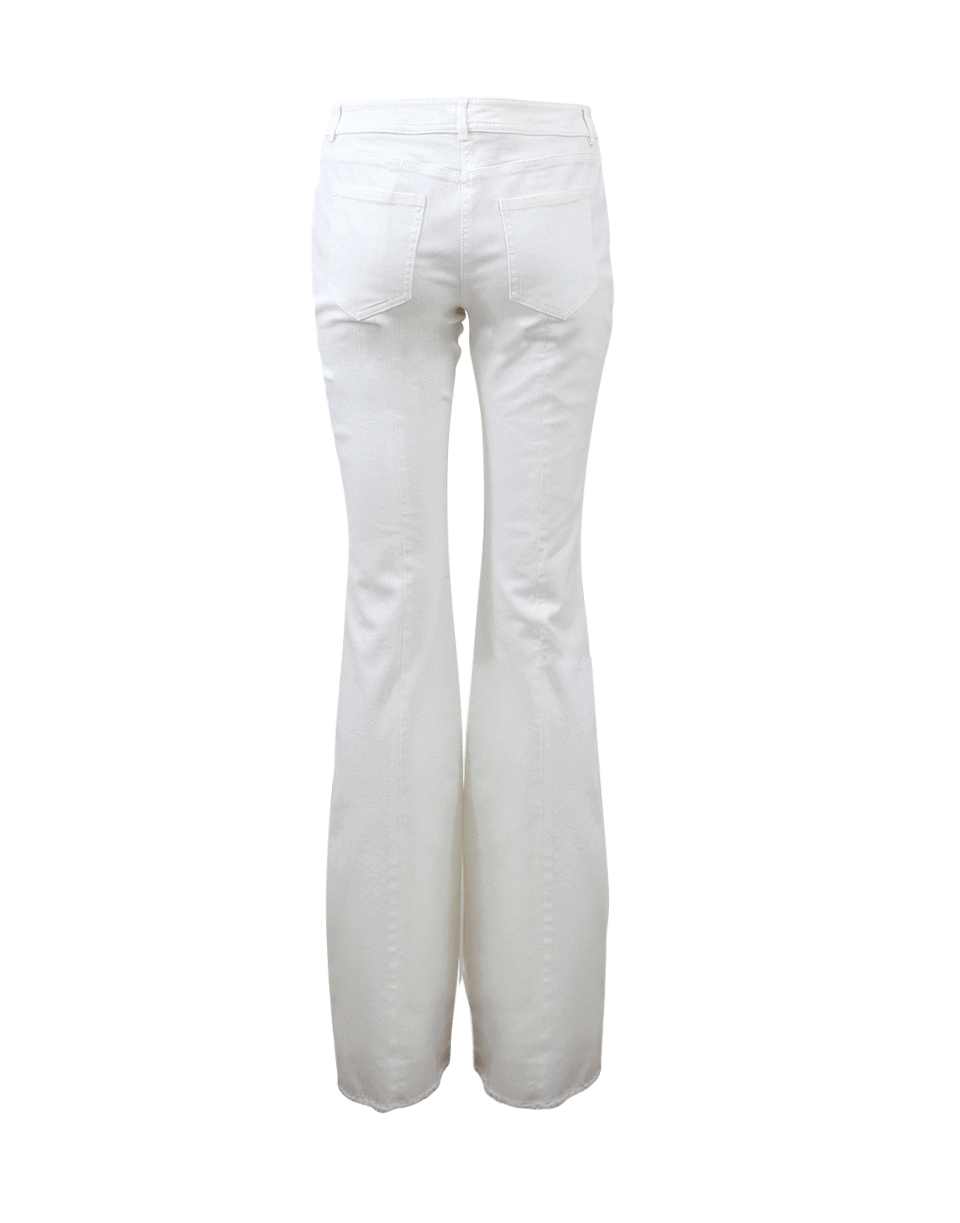 MICHAEL KORS-White Flare Jeans-
