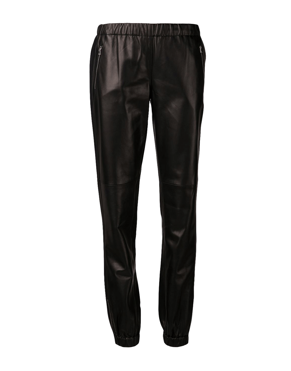 Leather Track Pant CLOTHINGPANTMISC MICHAEL KORS   