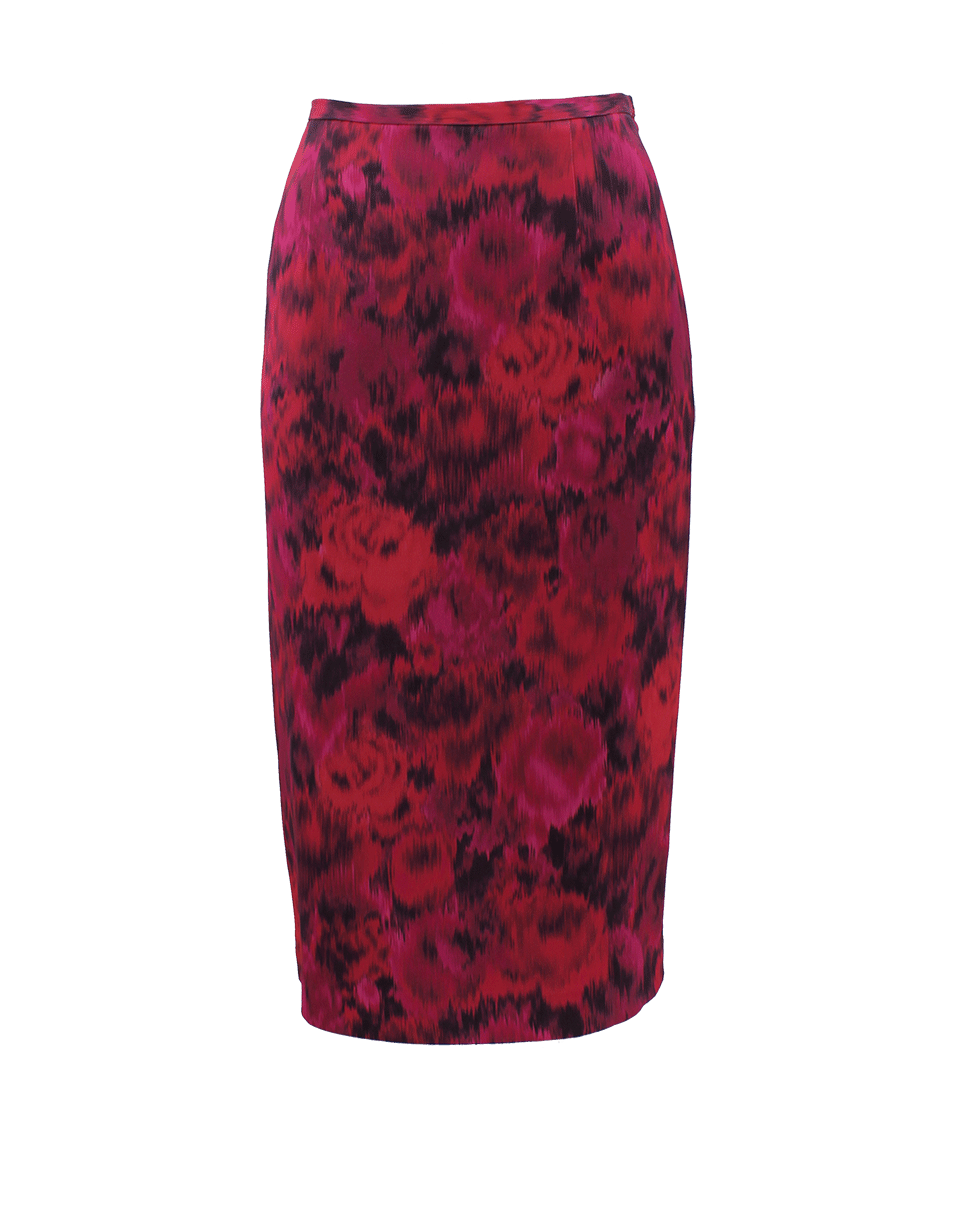 MICHAEL KORS-Floral Pencil Skirt-