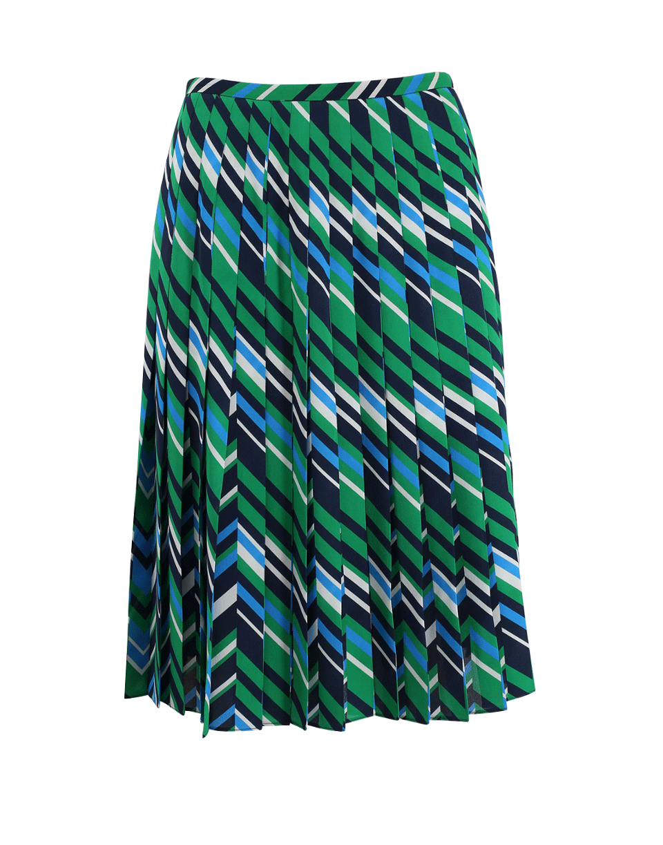 Pleated Chevron Skirt CLOTHINGSKIRTMISC MICHAEL KORS   