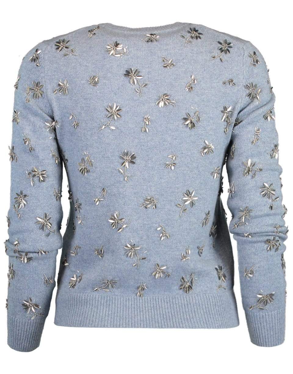 Cashmere Floral Embellished Pullover CLOTHINGTOPKNITS MICHAEL KORS   