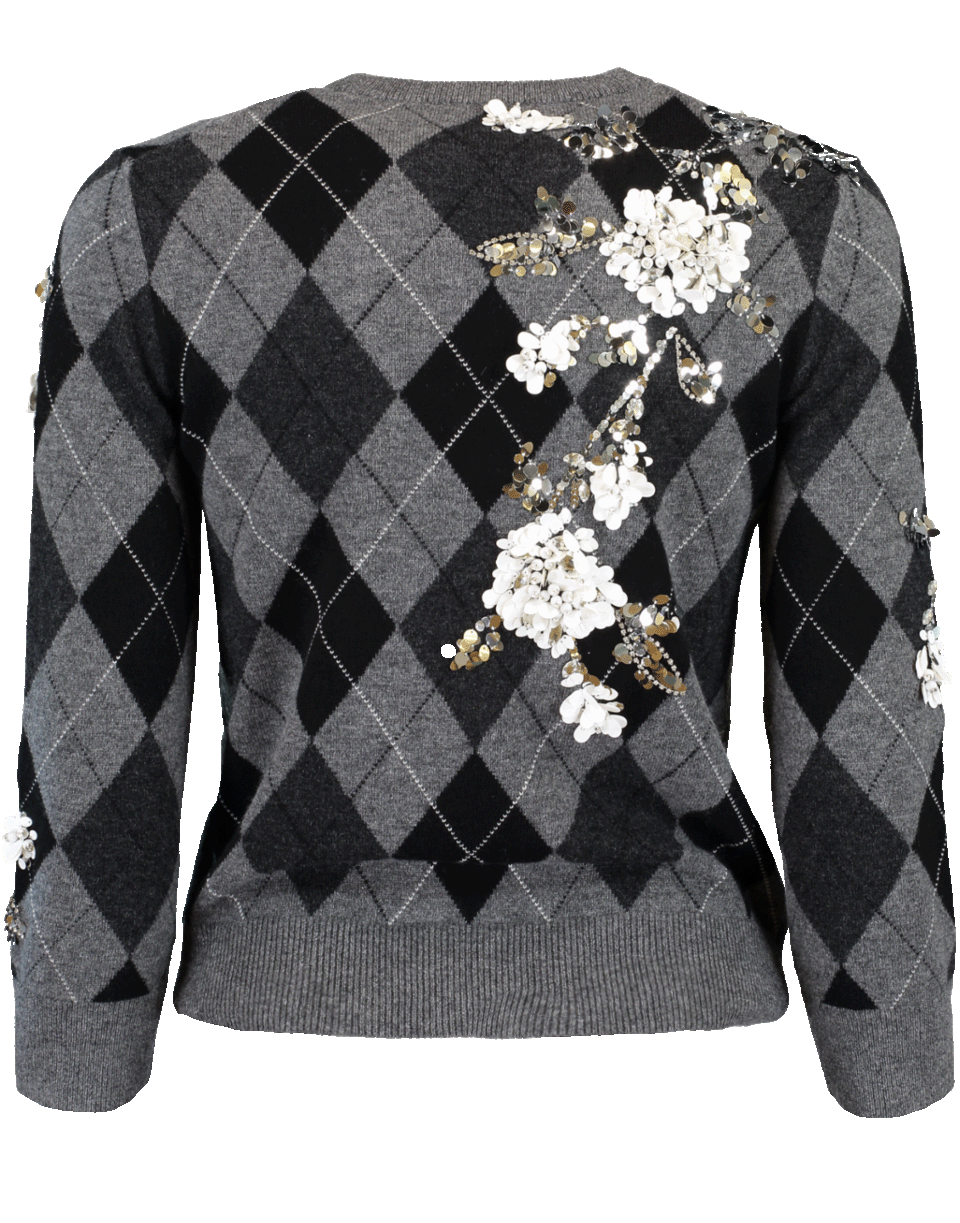 MICHAEL KORS-Argyle Starlet Sweater-