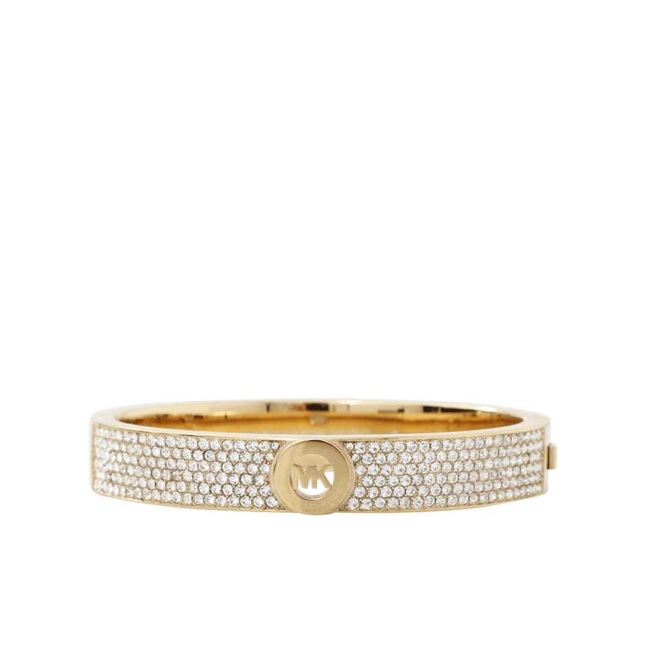 MICHAEL KORS JEWELRY-Fulton Pave Gold-Tone Bracelet-GOLD