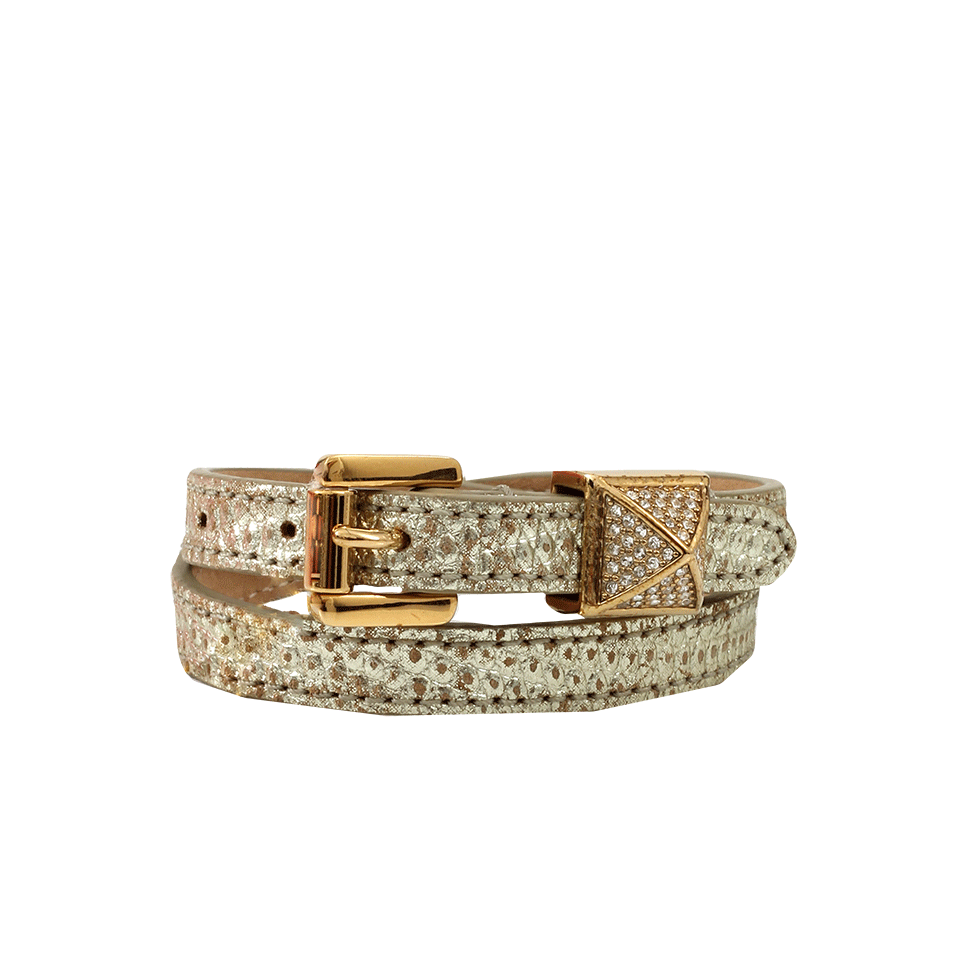 MICHAEL KORS JEWELRY-Double Wrap Metallic Bracelet-GOLD