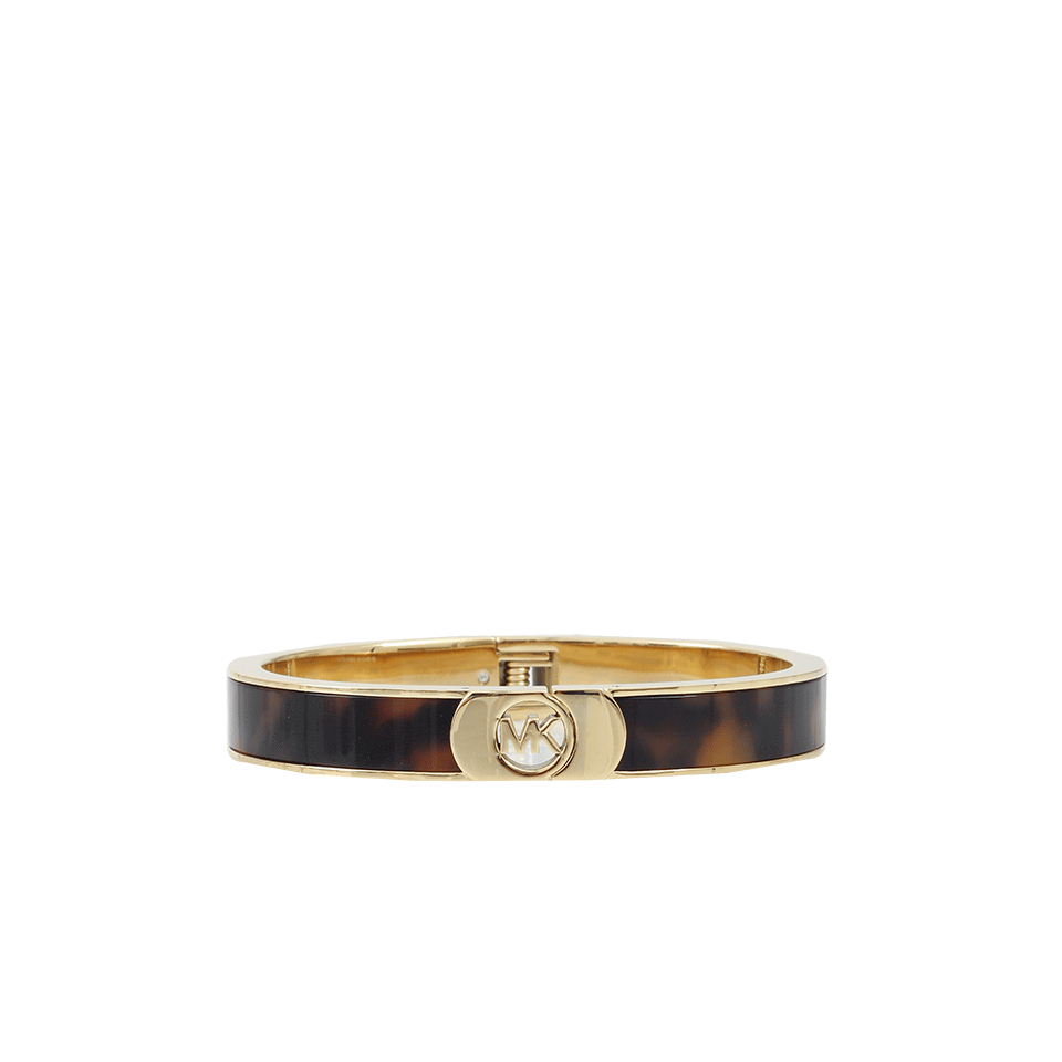 MICHAEL KORS JEWELRY-Tortoise Hinge Bracelet-GOLD