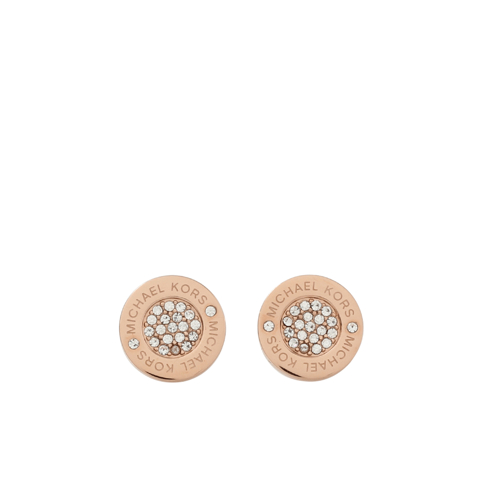 Pave Rose-Gold Stud Earrings JEWELRYBOUTIQUEEARRING MICHAEL KORS JEWELRY   