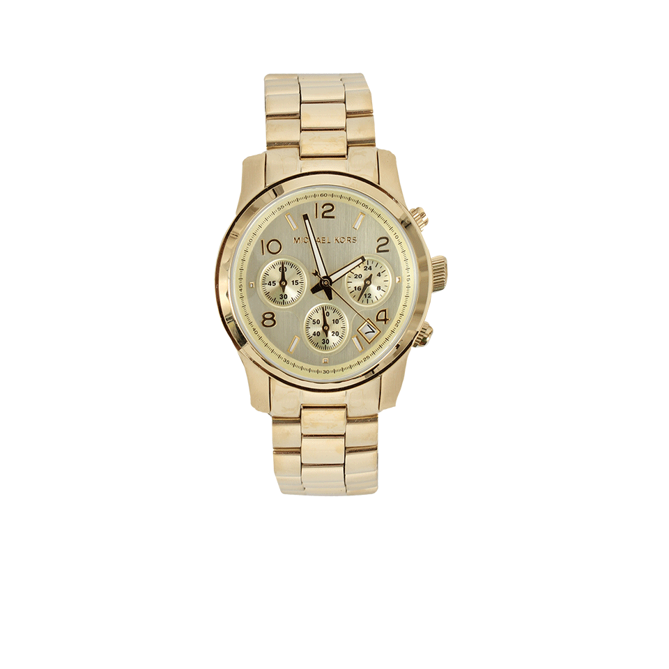 MICHAEL KORS WATCH-Runway Chronograph Watch-GOLD