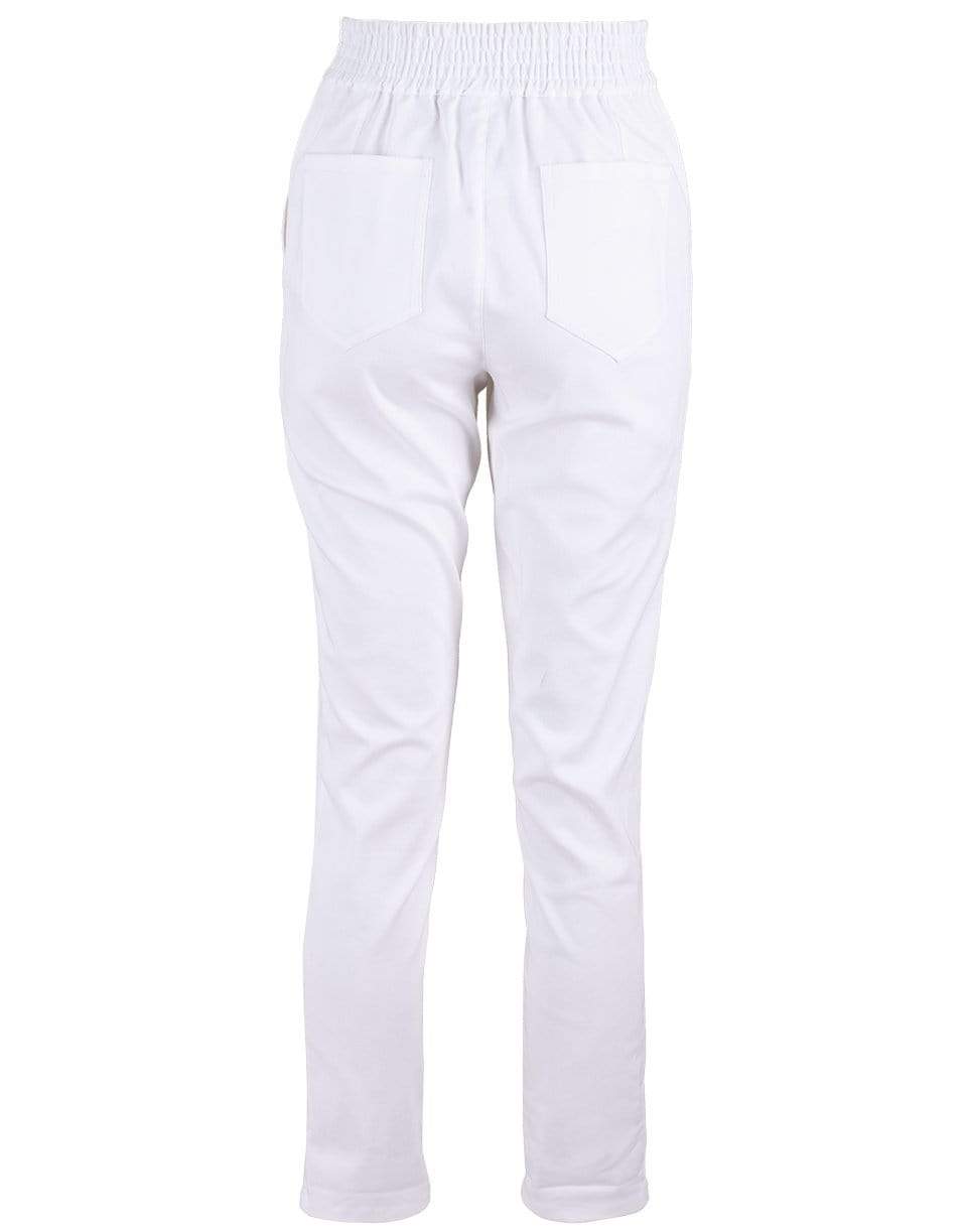 MIMI LIBERTE-White Cotton Pants-