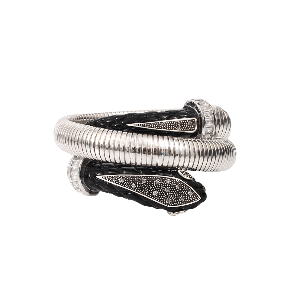 MIRIAM SALAT-Serpent Bracelet-BLACK