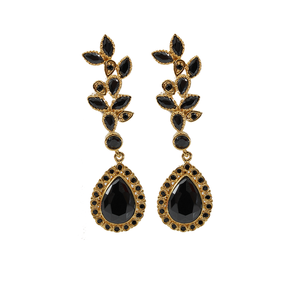 MIRIAM SALAT-Crown Jewel Cuff Earring-BLACK