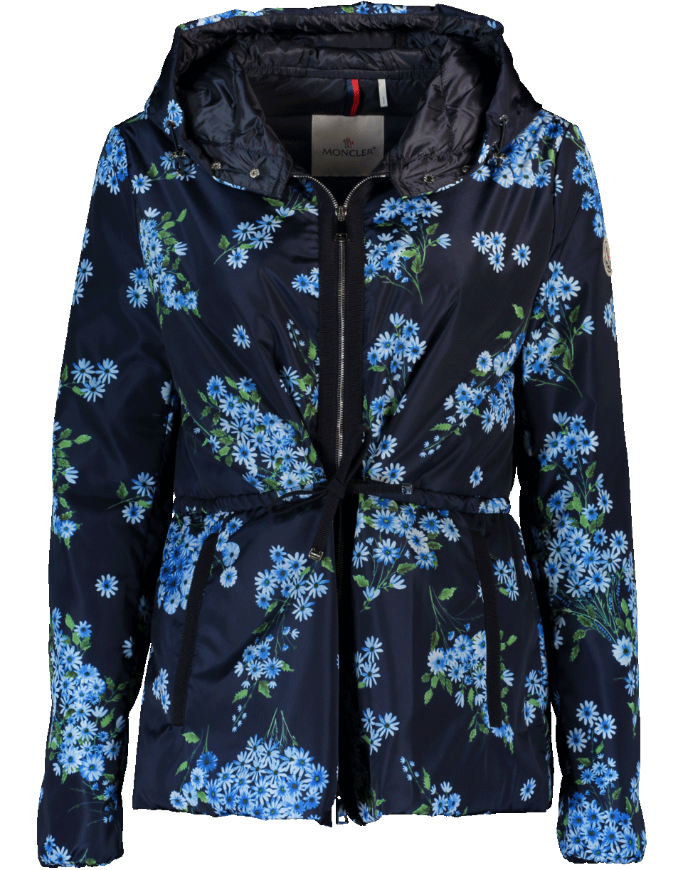 MONCLER-Raief Hooded Floral Jacket-
