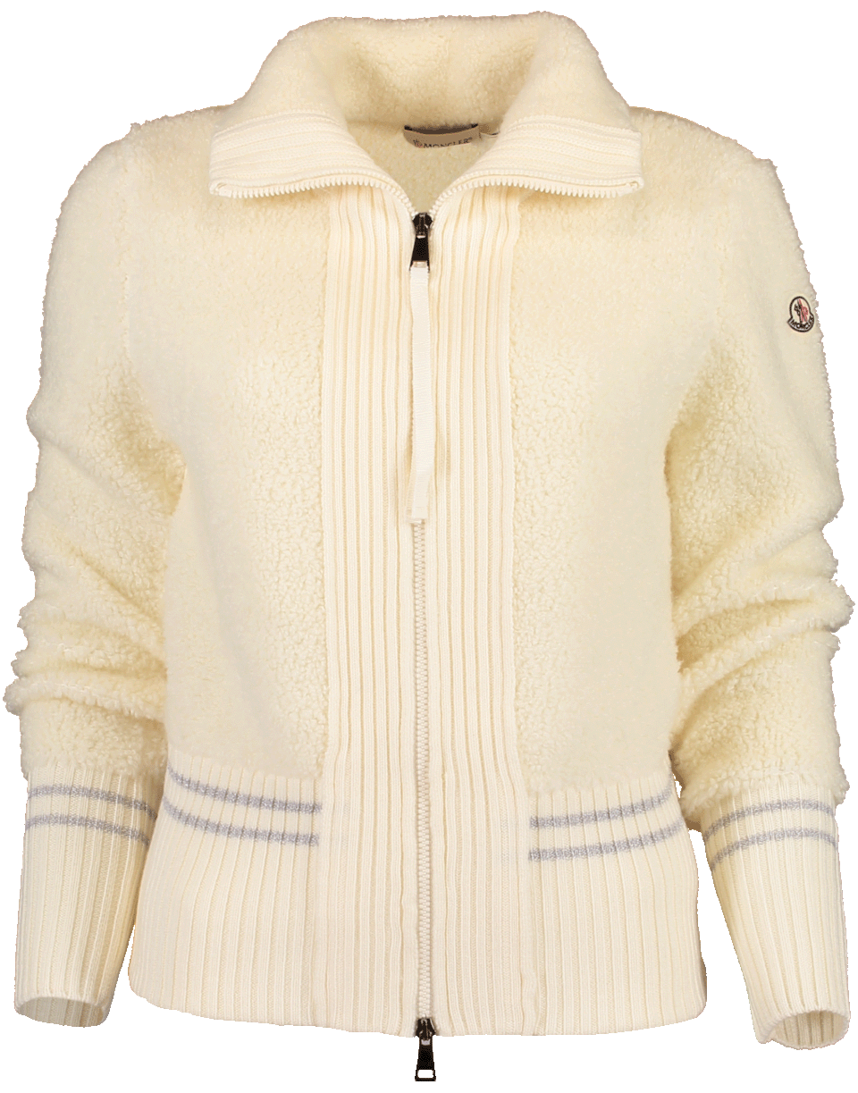 MONCLER-Maglione Tricot Zip Cardigan-