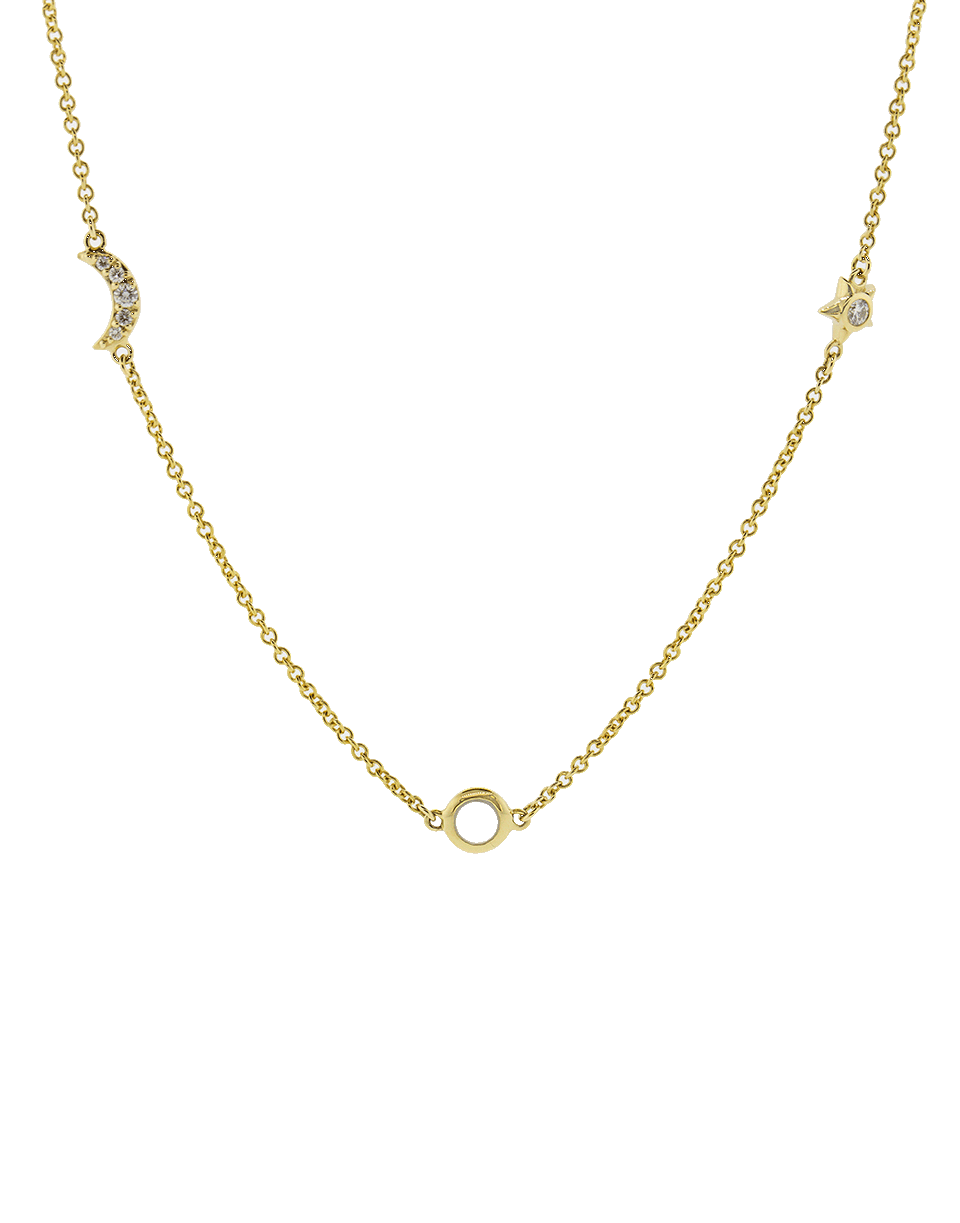 MONICA RICH KOSANN-Opal Sun Moon Star Wrap Necklace-YELLOW GOLD