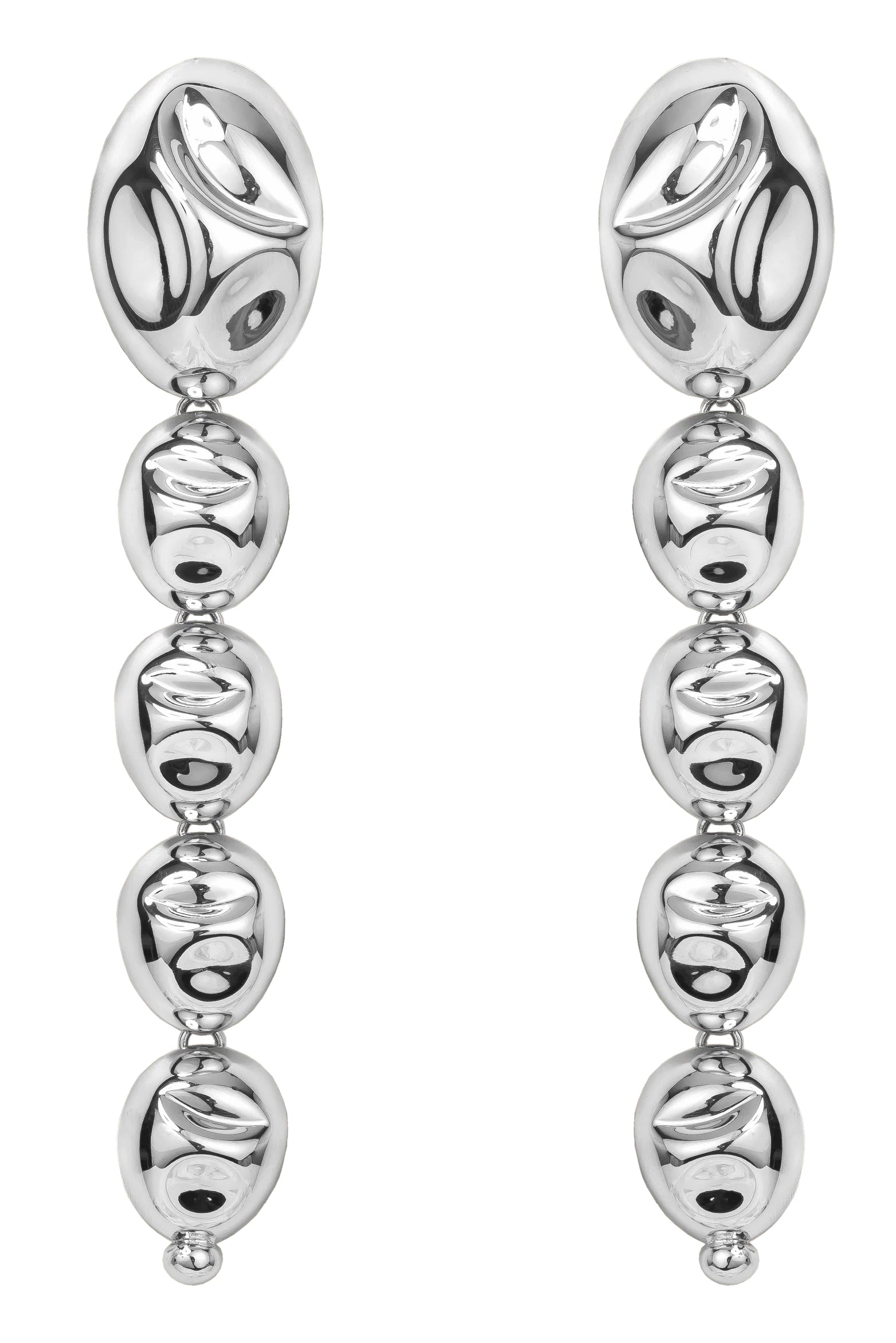 MONICA SORDO-Silver Puerto Earrings-SILVER