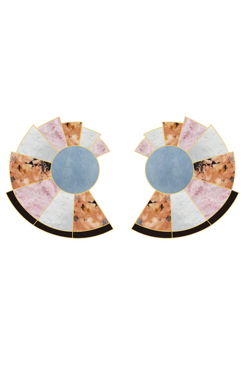 Coral Reef Nautilus Ear-Fans JEWELRYBOUTIQUEEARRING MONICA SORDO   
