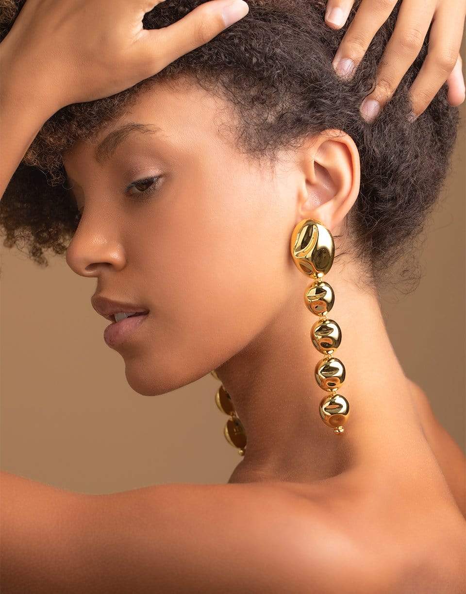 MONICA SORDO-Gold Puerto Earrings-YELLOW GOLD