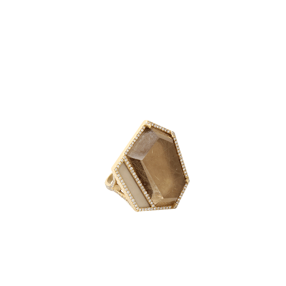 MONIQUE PEAN-Golden Rutile Ring-YELLOW GOLD