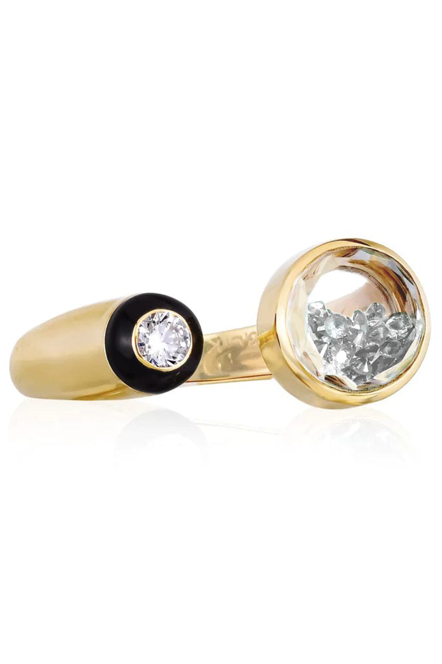 MORITZ GLIK-Orbita Diamond Ring-YELLOW GOLD