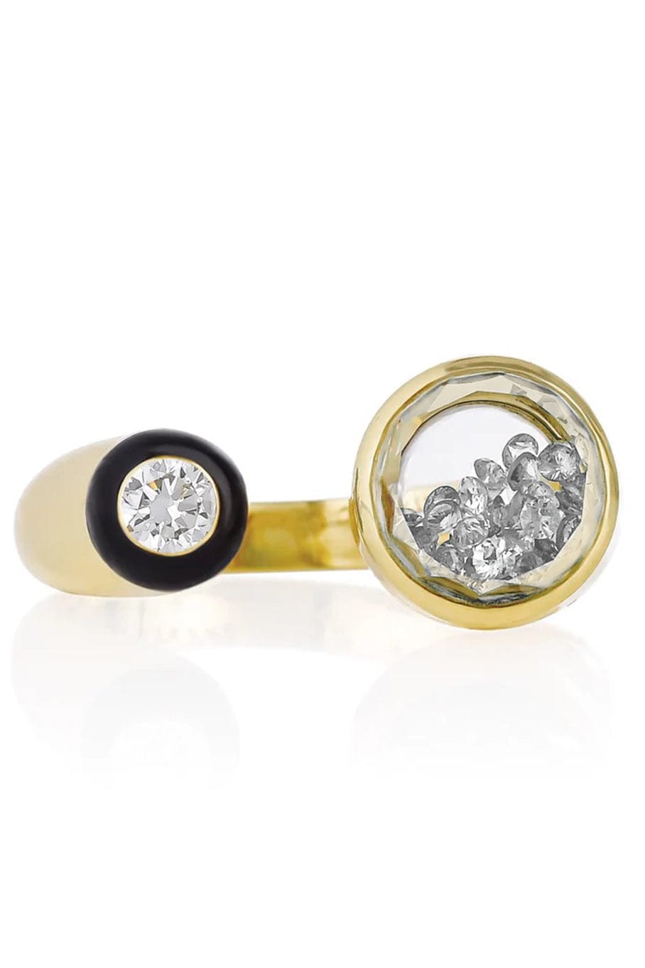 MORITZ GLIK-Orbita Diamond Ring-YELLOW GOLD
