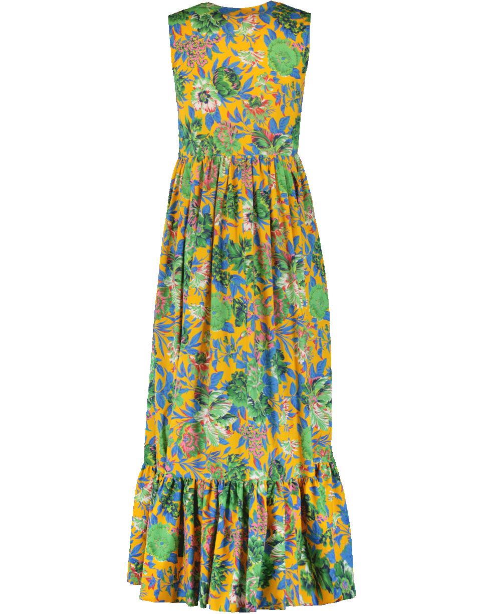MSGM-Floral Maxi Dress-
