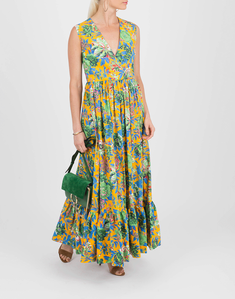 Floral Maxi Dress CLOTHINGDRESSCASUAL MSGM   