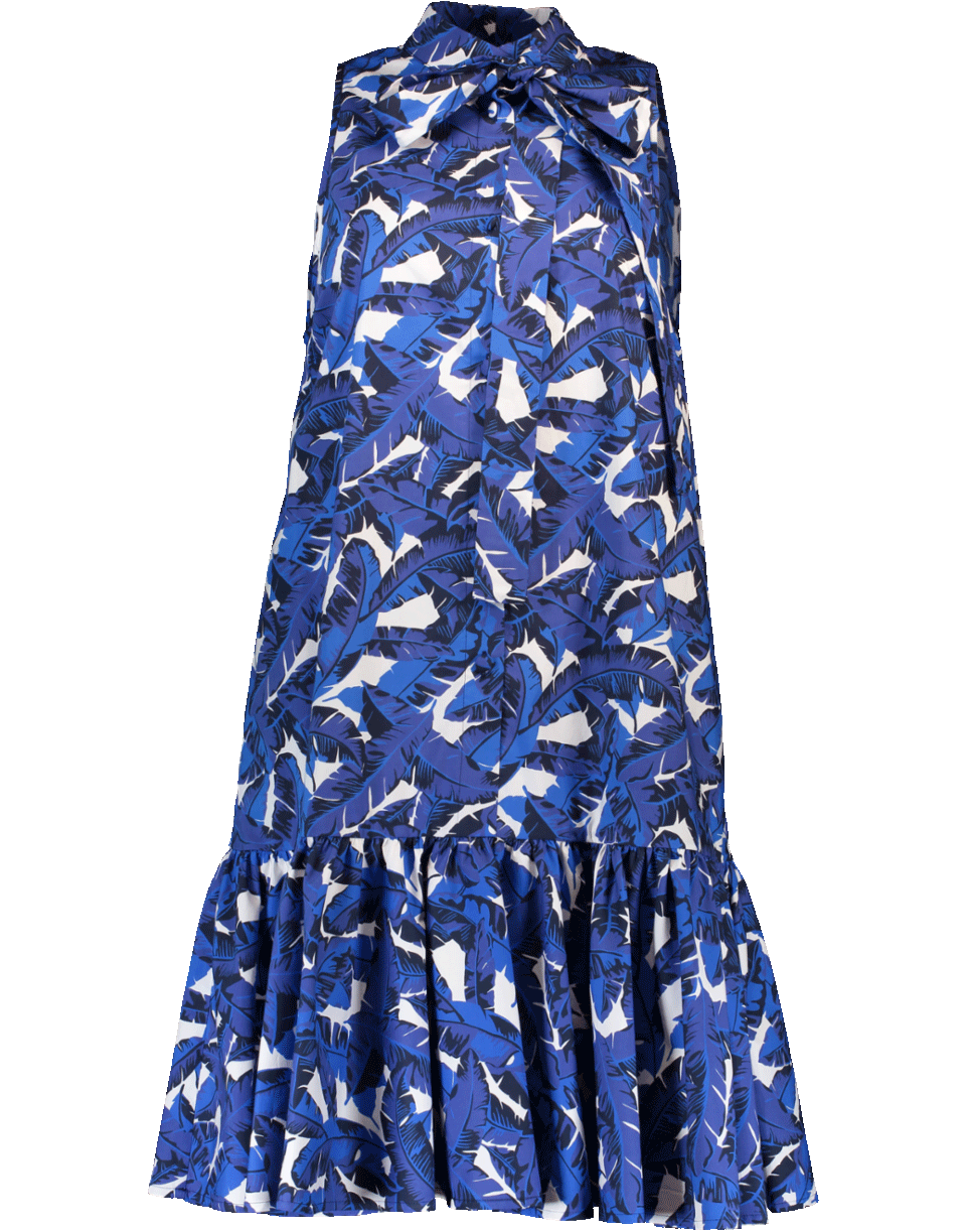 MSGM-Floral Print Trapeze Dress-