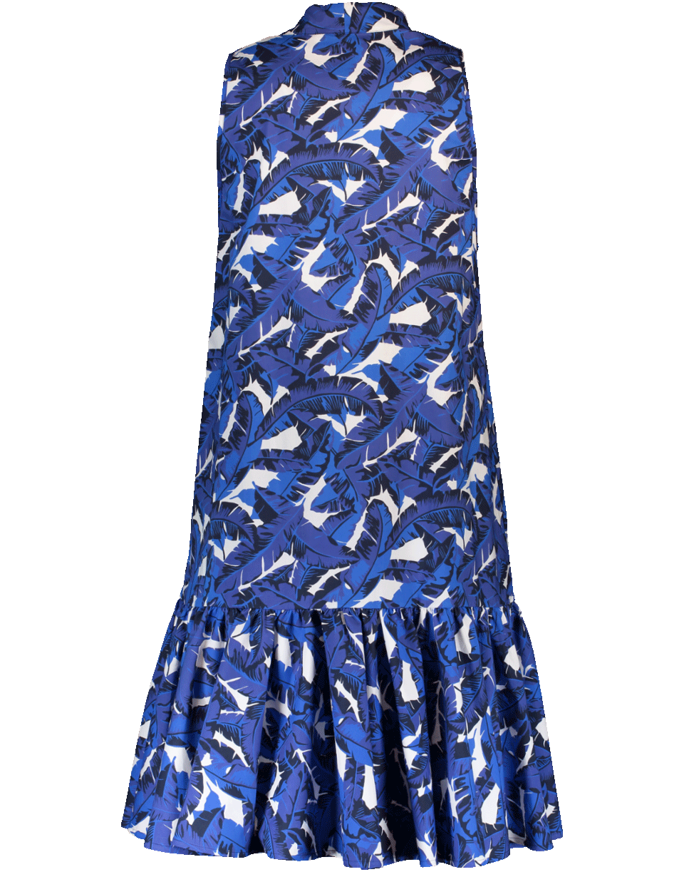 Floral Print Trapeze Dress CLOTHINGDRESSCASUAL MSGM   