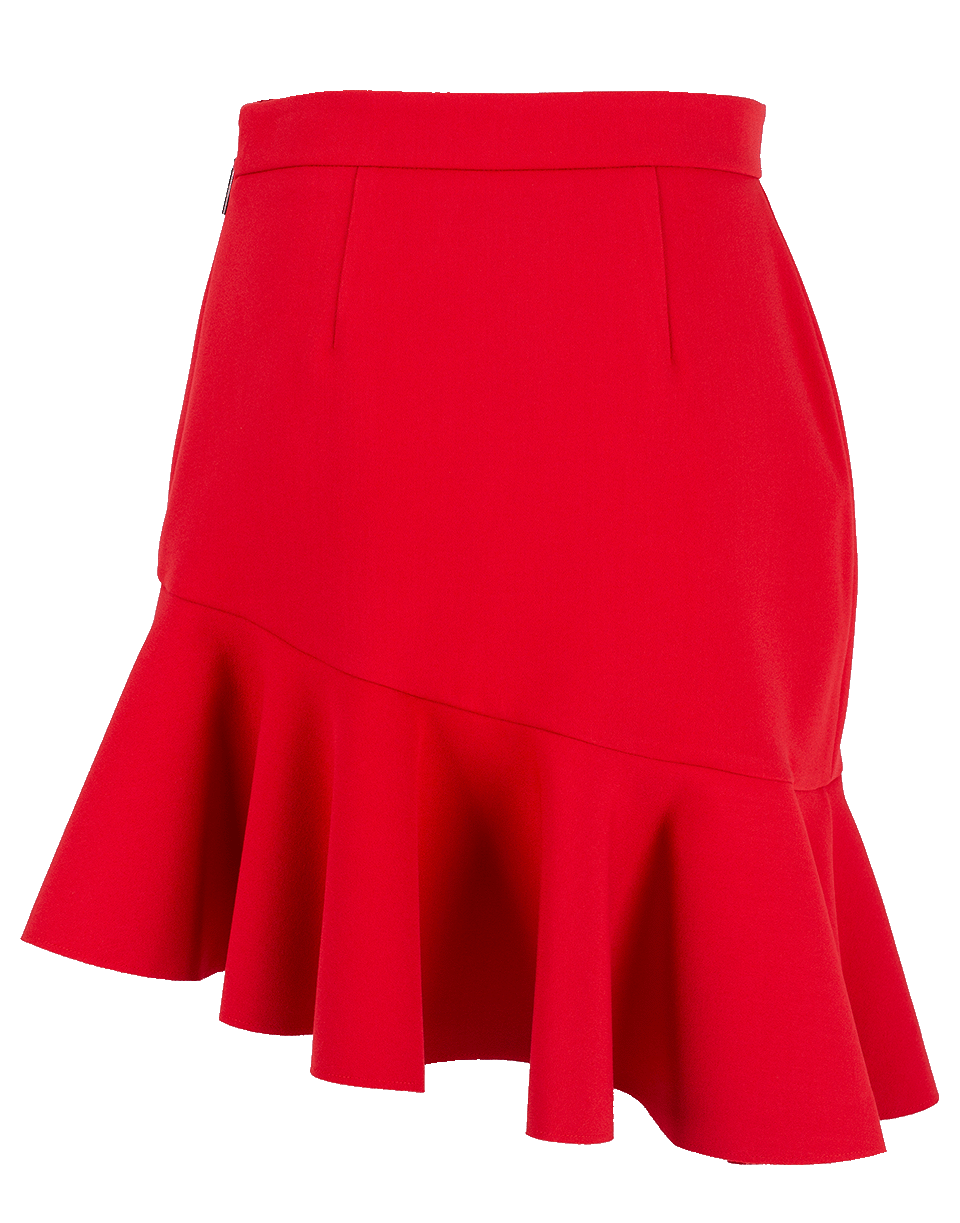 MSGM-Asymmetrical Ruffle Skirt-
