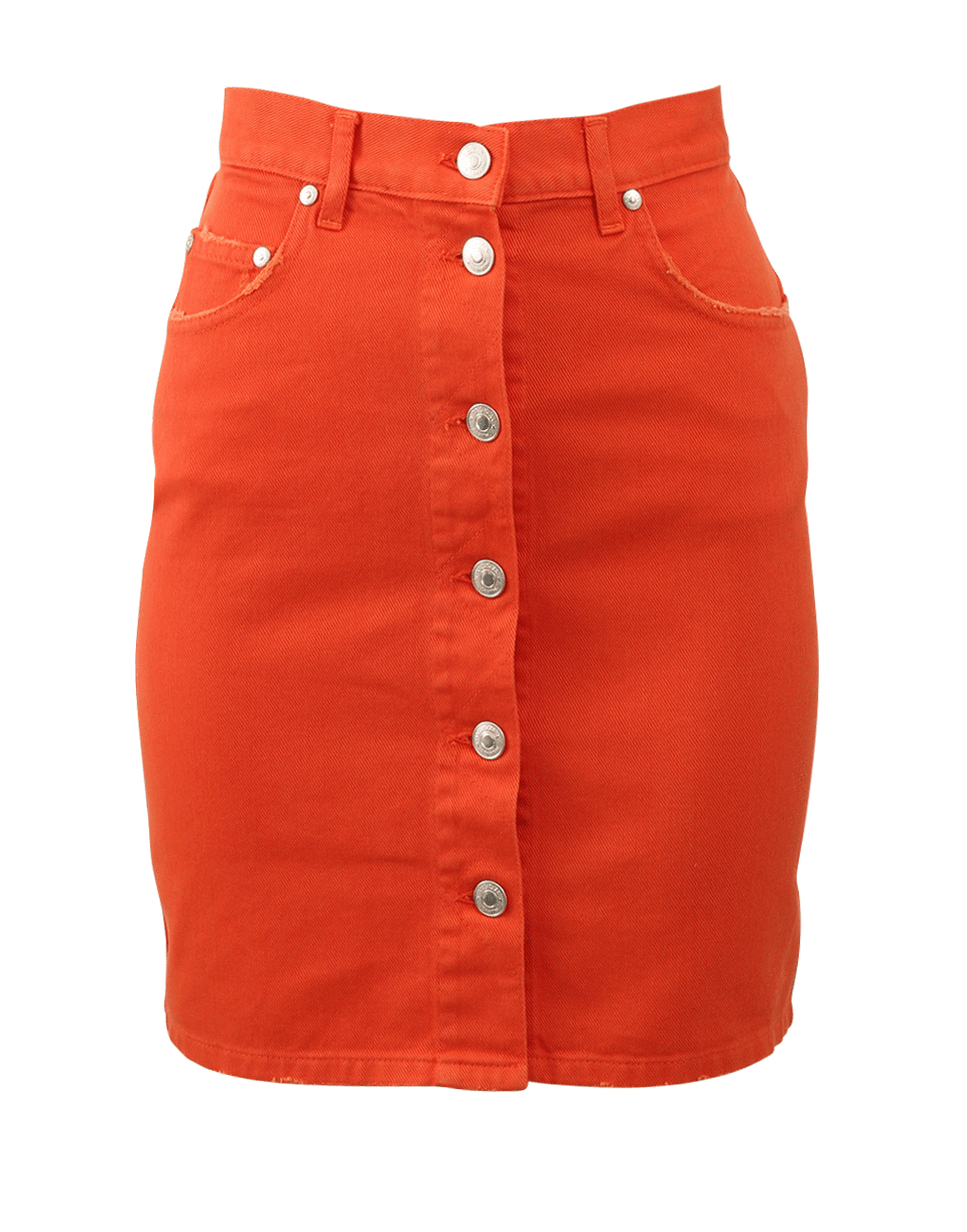 MSGM-Button Front Denim Skirt-