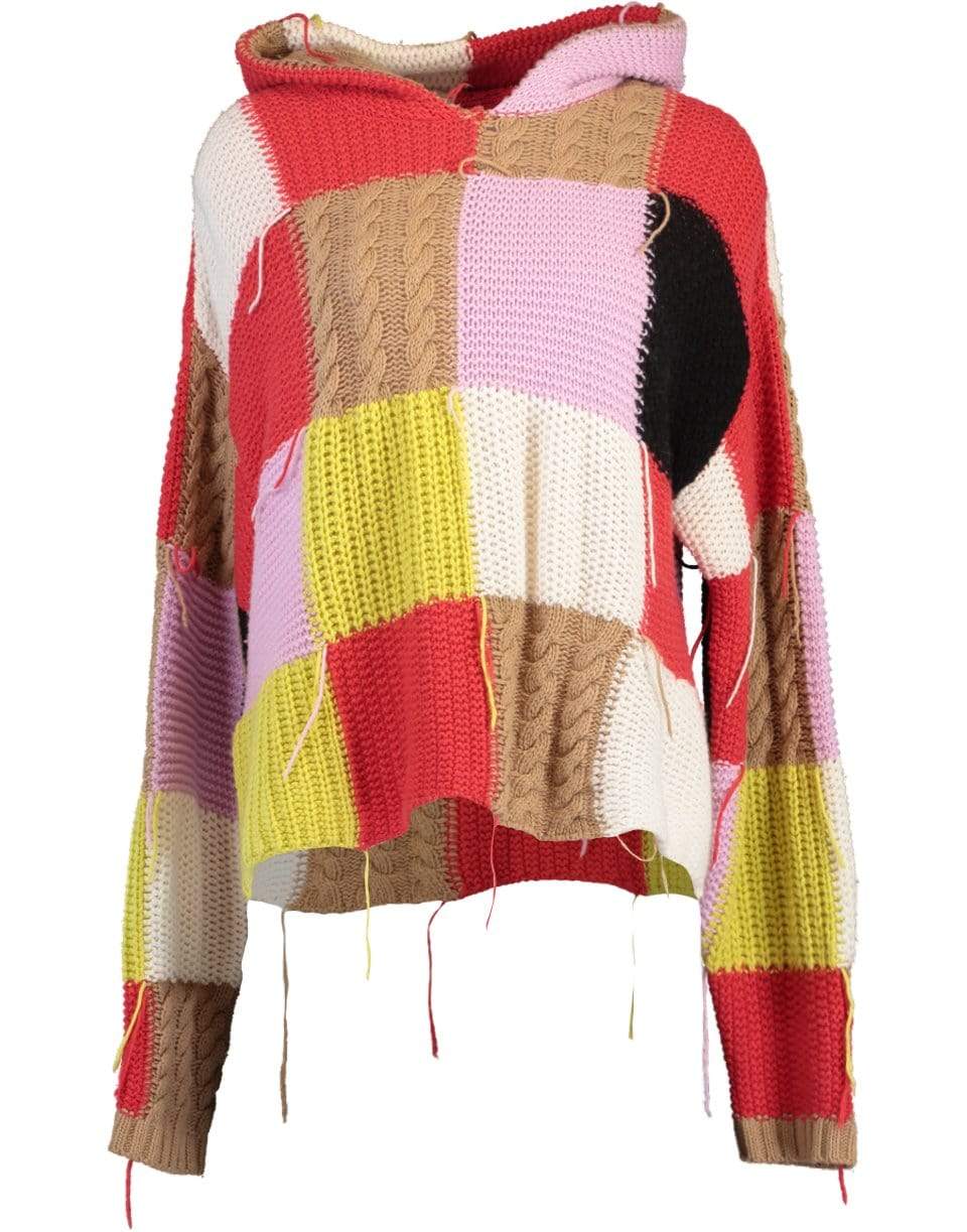 MSGM-Maglia Color Block Sweater-